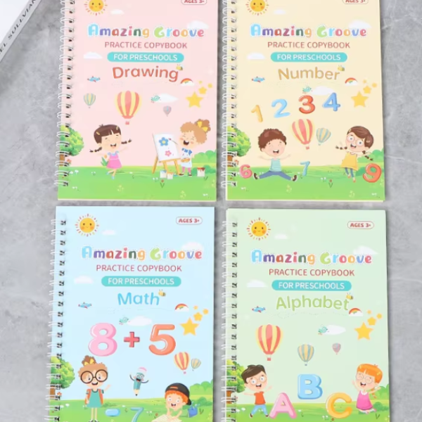 Cahier d'écriture magique